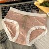 Mid-waist Briefs Women's Panties Comfortable Breathable Underwear for Women