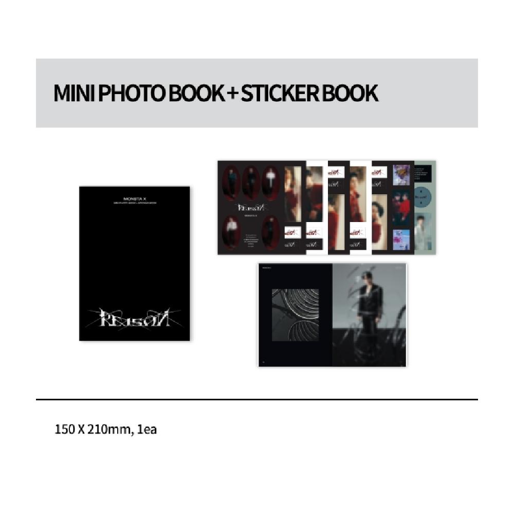 MONSTA X POP-UP STORE REASON Мини-фотокнига + Книга с наклейками