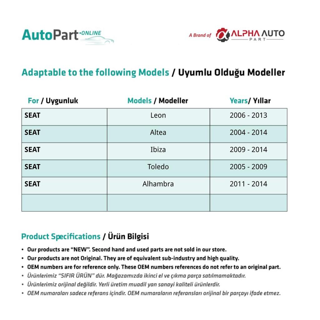 Window Switch Button Cover For Volkswagen Passat, Golf, Jetta, Tiguan