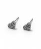 Серьги-сердечки Ccorie из 14-каратного золота с кубическим цирконием Серебряные