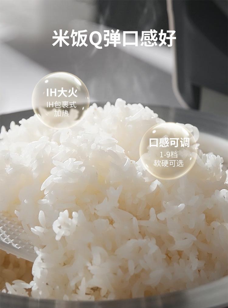 Liren inner and outer double gallbladder 304 stainless steel 0 coating IH heating rice cooker electric pressure cooker