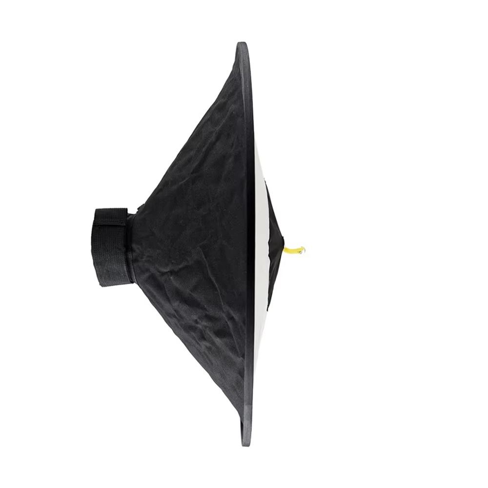 Round Cone Camera Diffuser Reflector Folding Flash Diffuser Portable Softbox Diffuser For Portrait