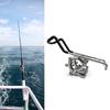 Stainless Steel Fishing Pole Stand Bracket Fishing Marine Accessories Tool Fit for Rail Boat Fishing Rod Holder Bracket