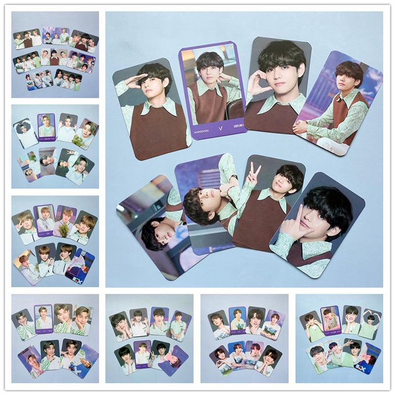 BTS 8-й Юбилейный Концерт SOWOOZOO Набор из 8/7 Фотокарточек Bangtan Boys Lomo Карточки Фотокарточки Участников Коллекция Подарок для Фанатов Мерч