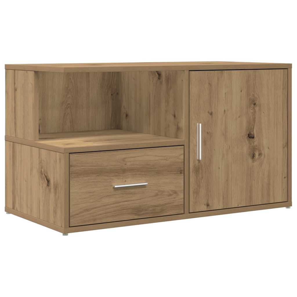 Corner Shelf Artisan Oak 200x40x45 cm Particleboard