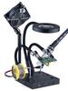 Pro Soldering Station Kit: Soldering Iron, Wire, Magnifying Lamp, Smoke Absorber, Magnetic Repair Tool