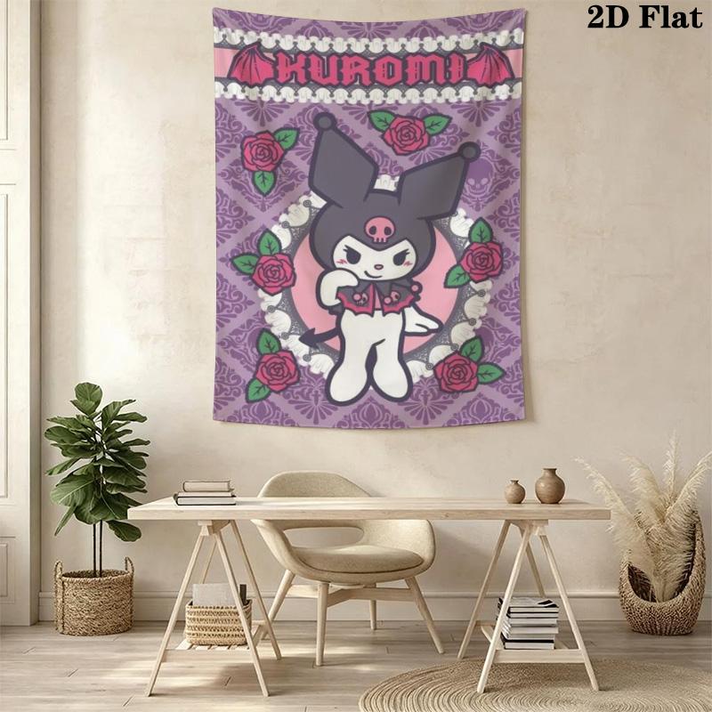 Kawaii Cute Wall Tapestry Tapestry Fashion Print Background Cloth Wall Decoration Christmas Gift Atmospheric Background Cloth