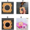Plastic Cage Connection Board DIY Hamster Tunnel Tube Stopper Plug Pet Cage Accessories  Chinchilla