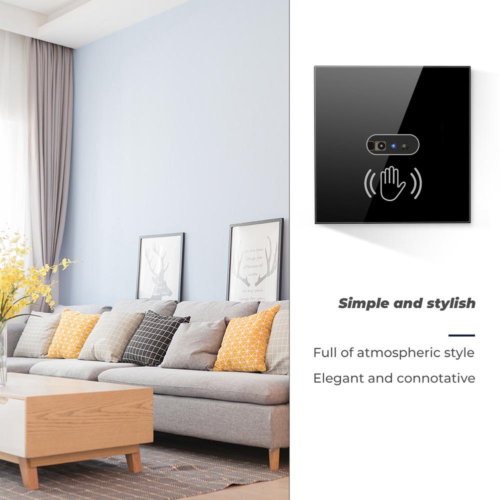 100-240 В Умный выключатель света Инфракрасная индукция волны Бесконтактный Требуется нейтральный провод Расстояние срабатывания 8 см для гостиной спальни