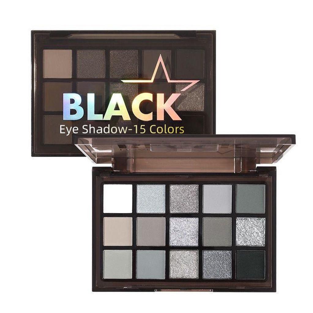 Набор для макияжа с разноцветными тенями для век Mint Green Candy Eye Shadow Summer Vibe Pigmented Blendable Eye Make Up Kit 1.2g*15