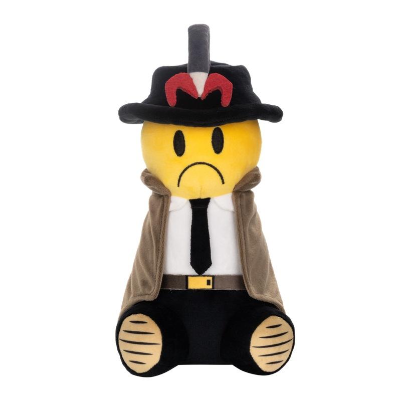 Armless Detective Plushie Toy Game Character Stuffed Animal Soft Cute Collectible Gift for Kids 35cm
