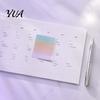 Translucent Matte Page Markers Gradient Pearlescent Adhesive Notes, Self-Stick Pads, Removable Sparkling Clear Message Notes Sand Index Tabs