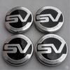 4X 62mm SV UK Flag Wheel Center Caps Cover Emblem For RA+NGE RO+VER LR2 LR3 LR4 RANGE LAND ROVER Sport 2.5 Inch