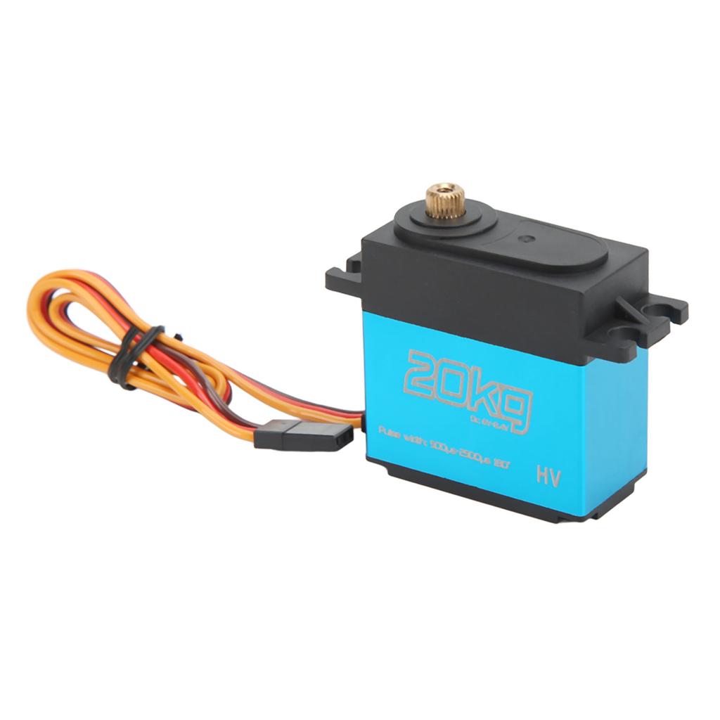 20KG Waterproof RC Metal Gear Digital Servo 25T Metal Servo Arm for RC Car Plane