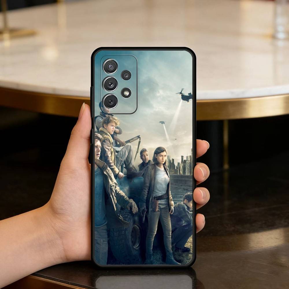 Чехол для телефона M-Maze R-Runner для Samsung Galaxy A73,A72,A71,A70,A53,A52,A51, Мягкий силиконовый черный чехол