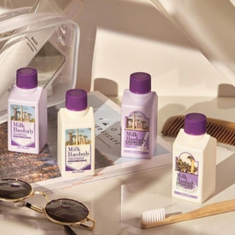 Milk Baobab Baby Powder Travel Kit  Amenity Set 