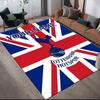Custom Name,Tottenham Hotspur Home Sofa Decoration for Living Room & Bedroom, Non‑Slip Play Flannel Floor Mat for Game Room