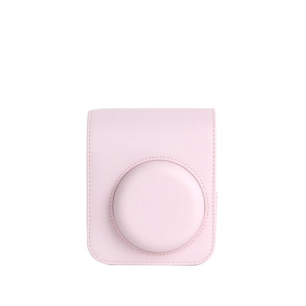 Чехол для камеры Instax Mini 12 из ПУ-кожи, мягкий защитный чехол, дорожная сумка для фотокамеры Fujifilm с плечевым ремнем, новый