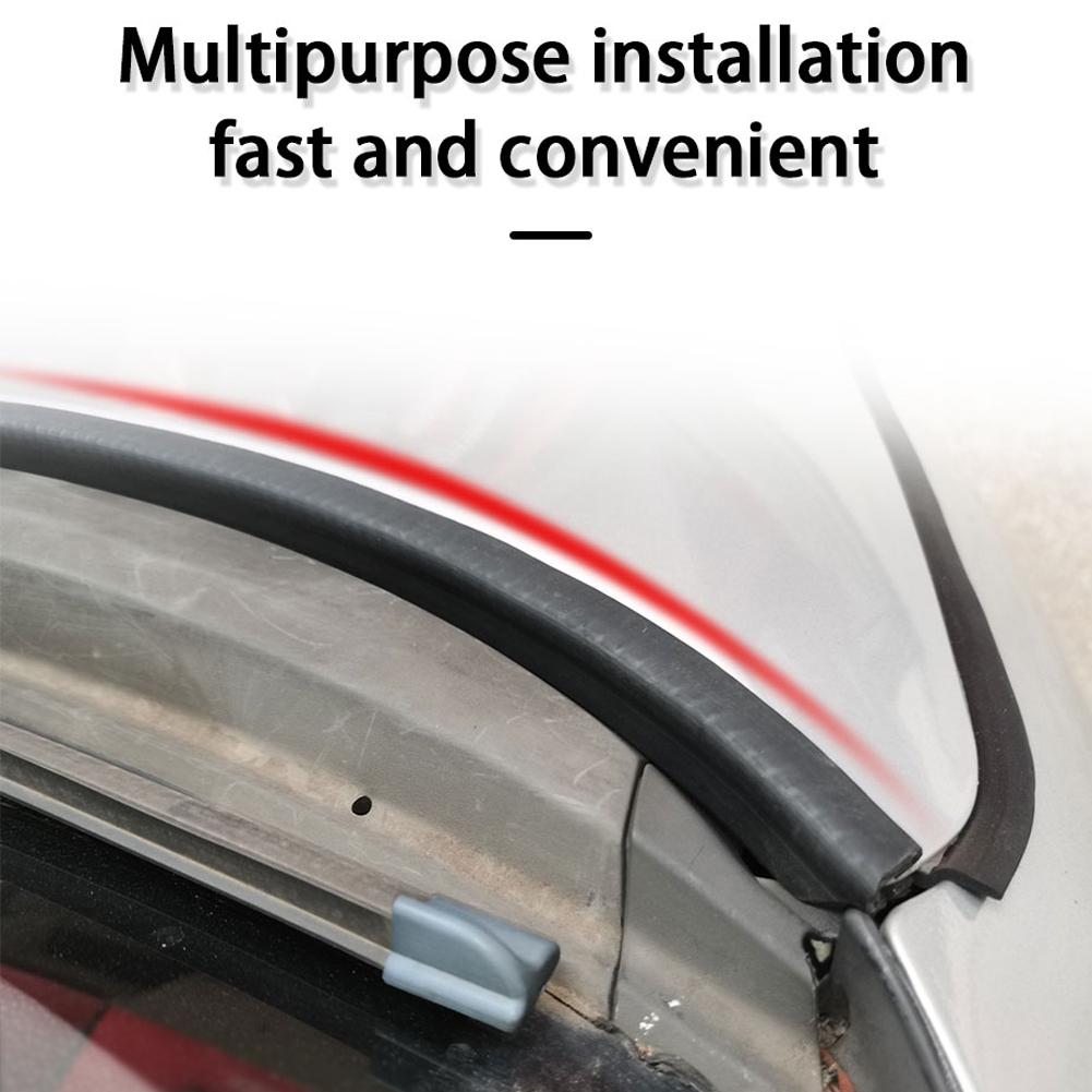 SEAMETAL Защитная полоса от царапин на кромке двери автомобиля Уплотнительная накладка Защита Кромки Наклейка на дверь автомобиля Универсальная 1/2/5 м