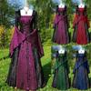 Medieval European Court Style Retro Party Dress for Women - Long Dress