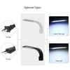 AC220V 10W 24 LED Aquarium Light Fish Jar Lamp White/Blue Light Portable