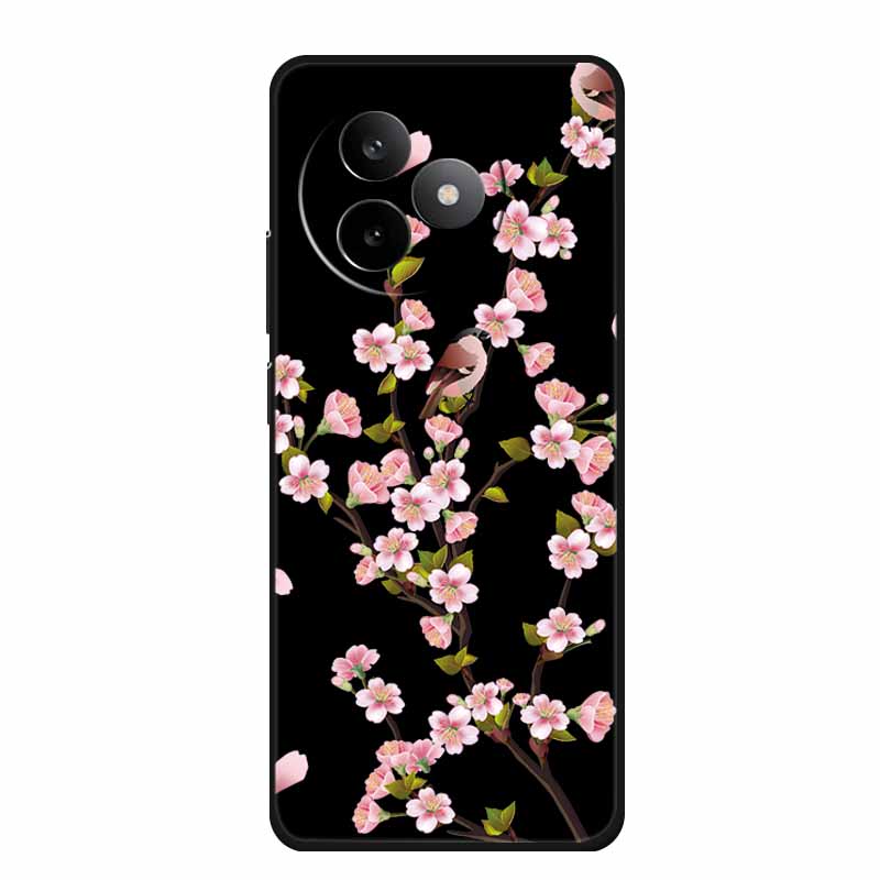 Чехол для телефона Xiaomi Redmi K80 Ultra Чехол Мягкий Черный Силикон Мультяшный Кот ТПУ Funda Для Redmi K 80 Ultra Чехол Coque 6.83" Корпус