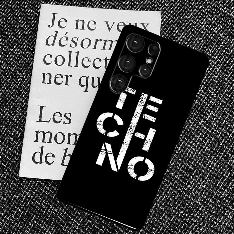 Чехол в стиле Техно для Samsung Galaxy S25 S24 Ultra S20 S21 S22 S23 Ultra S9 S10 Plus S25 FE Задняя крышка