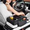 Многофункциональный подлокотник для автомобиля с беспроводной зарядкой, утолщенная подкладка для регулировки высоты, подушка подлокотника, держатель для телефона, салфеток, стакана, автомобильный бокс