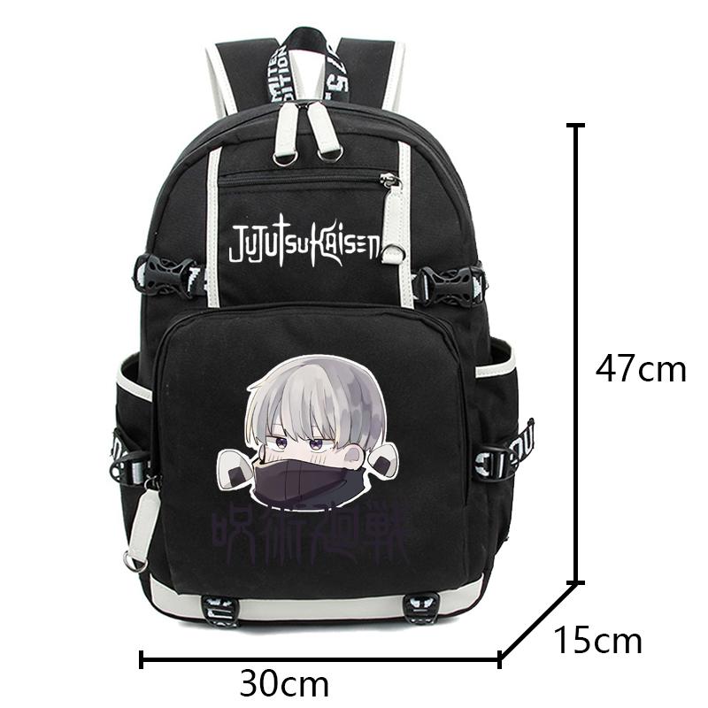 Аниме дзюдзюцу кайсен, школьный рюкзак для мальчиков и девочек, детский подростковый рюкзак с героями мультфильмов, водонепроницаемая школьная сумка Mochilas