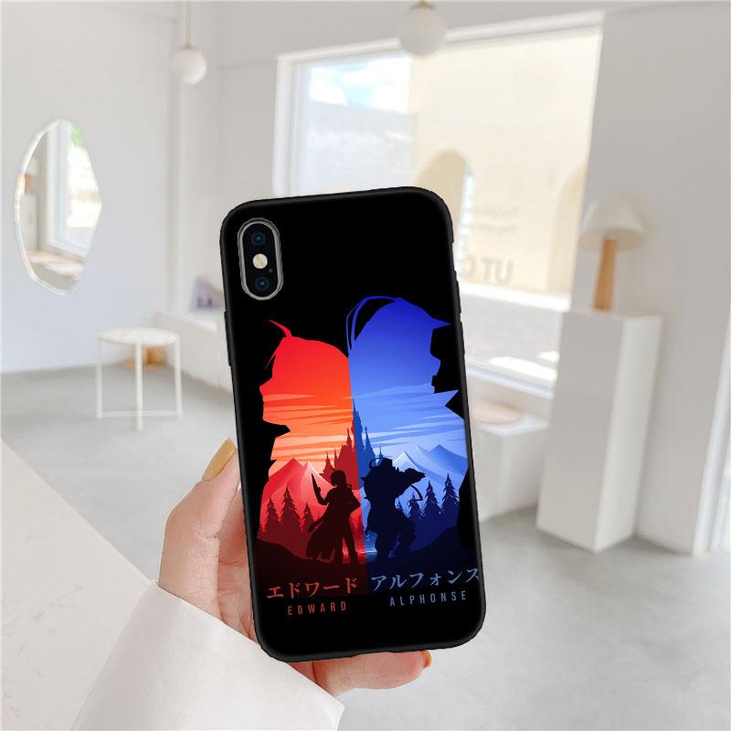 LO45 Fullmetal Alchemist Soft Shell Phone Case for Redmi Note 8 9 Pro Max 9S 9T 9C NFC 8T 8A 10A A4