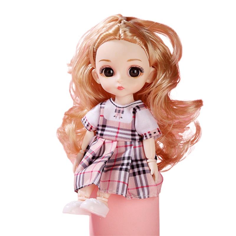 1/12 6,6 дюйма Bjd Куклы-принцессы Милые Подвижные суставы Детский подарок на день рождения