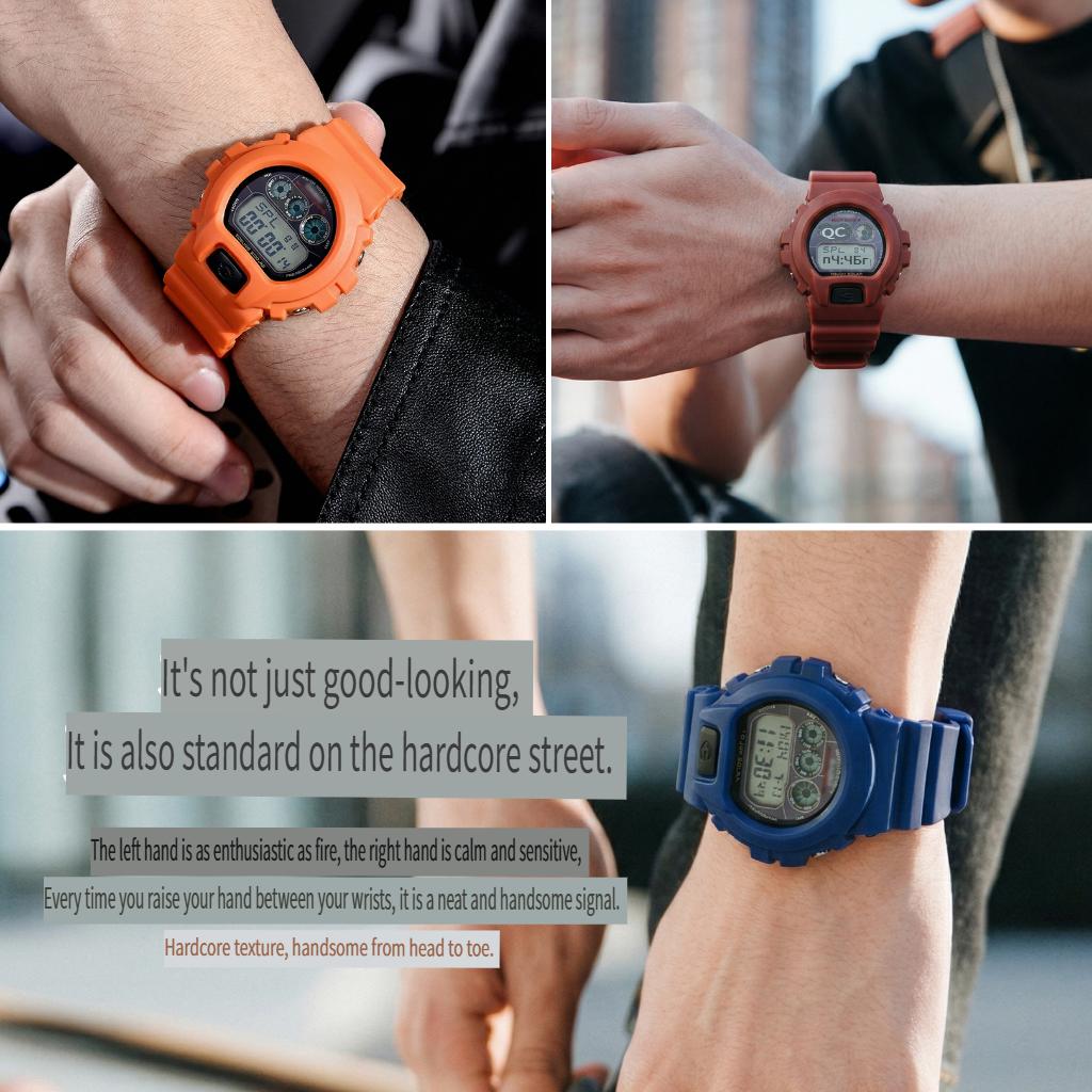Для Casio G-Shock DW-6900/6600/6930 Запасной Матовый Резиновый Силиконовый Ремешок Браслет + Корпус