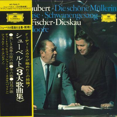 LP Запись ДИТРИХ ФИШЕР-ДИСКАУ, ДЖЕРАЛЬД МО - Шуберт - Песни Том 3 MG96469 DEUTSCHE GRAMMO Япония Оби Классика Б/У
