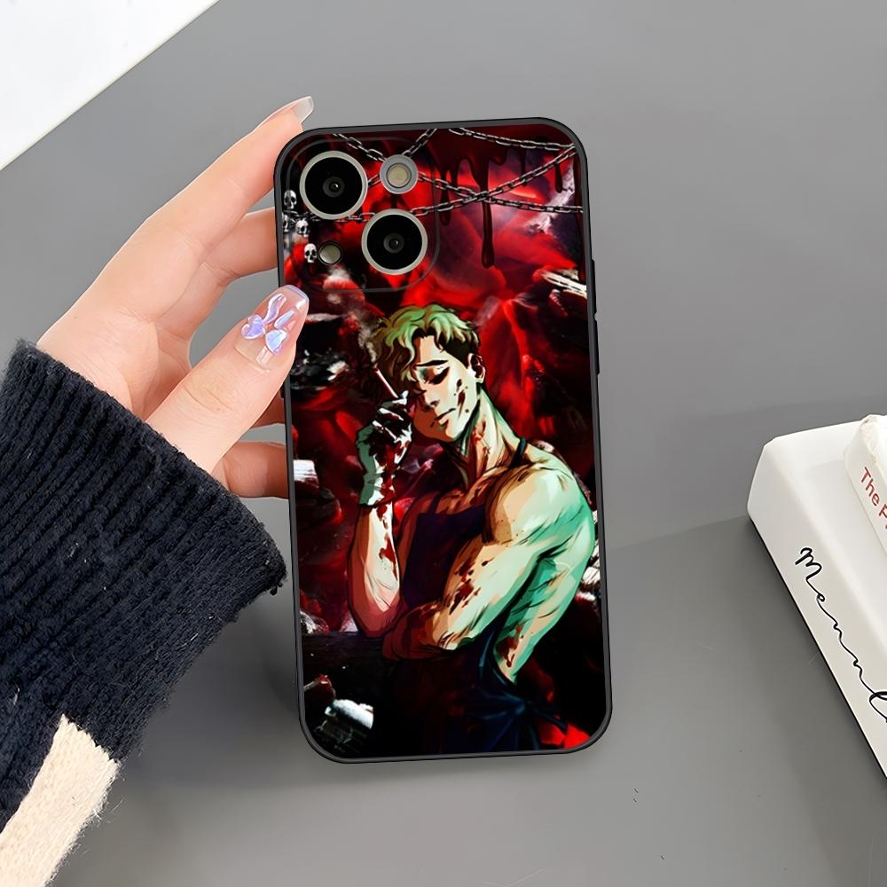 Чехол для телефона с аниме-персонажем Kill Stalker Для iPhone 16 Plus 15 14 Pro Max 13 Mini 11 12 Xr X Xs 6 7 8 SE Plus Задняя крышка
