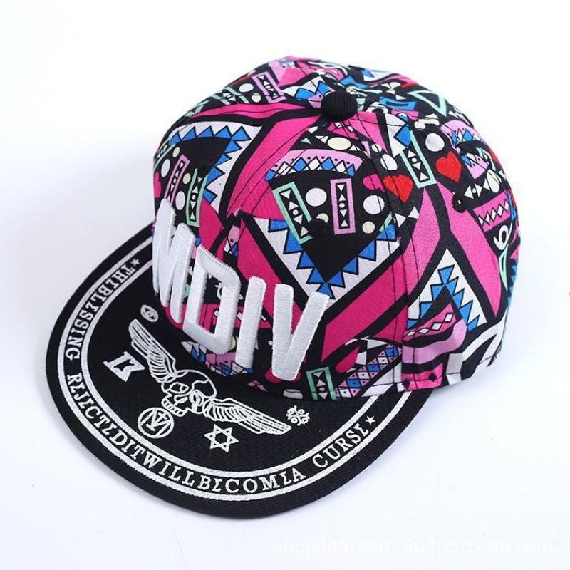 European and American Compton youth street dance flat-brim hat brim men's trendy street dance hip-hop hat is a hit hat