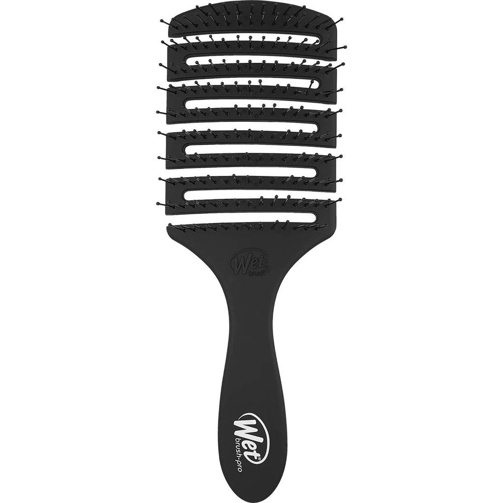 WetBrush Flex Dry 1 Piece Paddle, Black, Quick-Dry Type, (x 1)