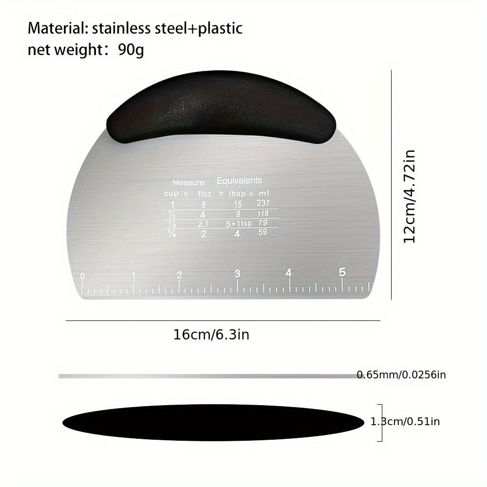 1pc  Dough scraper  Stainless steel cutter Food scraper  Pastry cutting tool Pastry bread cutting board  Baking tool  Kitchen Gadgets