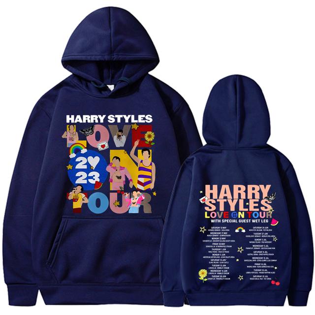 Новая толстовка с капюшоном для концерта «Love on Tour» в стиле Харадзюку, большие толстовки в стиле хип-хоп, одежда унисекс, одежда Y2k, толстовки с капюшоном и длинными рукавами, уличная одежда
