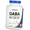 Гамма-аминомасляная кислота, GABA 750, 240капс (72647016)