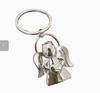 Металлический брелок-ангел