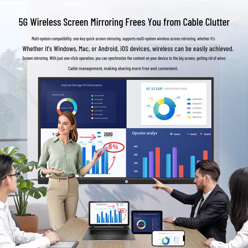 Luobaoyi 75-inch Dual OS Interactive Flat Panel (CN version)