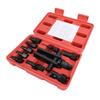 Motorcycle Wheel Bearing Puller Tool Kit, Alloy Steel 8 25mm Blind Internal Bearing Extractor with Multi Size Collets Safe Extraction for Motorcycle H