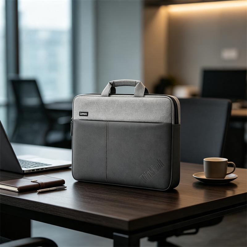 Lenovo ThinkBook TB521 Laptop Bag 15.6 Inch, Waterproof Scratch‑Resistant Nylon Business Briefcase, Shoulder & Hand‑Carry Notebook Bag