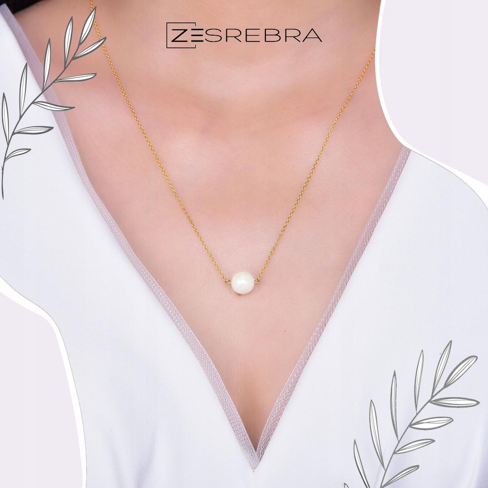 Plated Chain, Pearl Pendant, Pr 925, Hanging Pendant