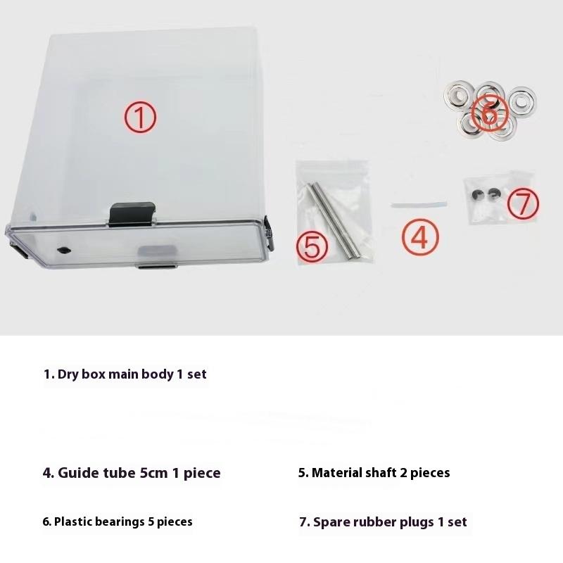 Airtight Filament Dryer Box and Tools Storage Holder, Essential 3D Printing DIY Accessories
