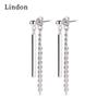 Lindon Copper Alloy Zircon Earrings Drop Earrings For Women Wedding Party Gifts