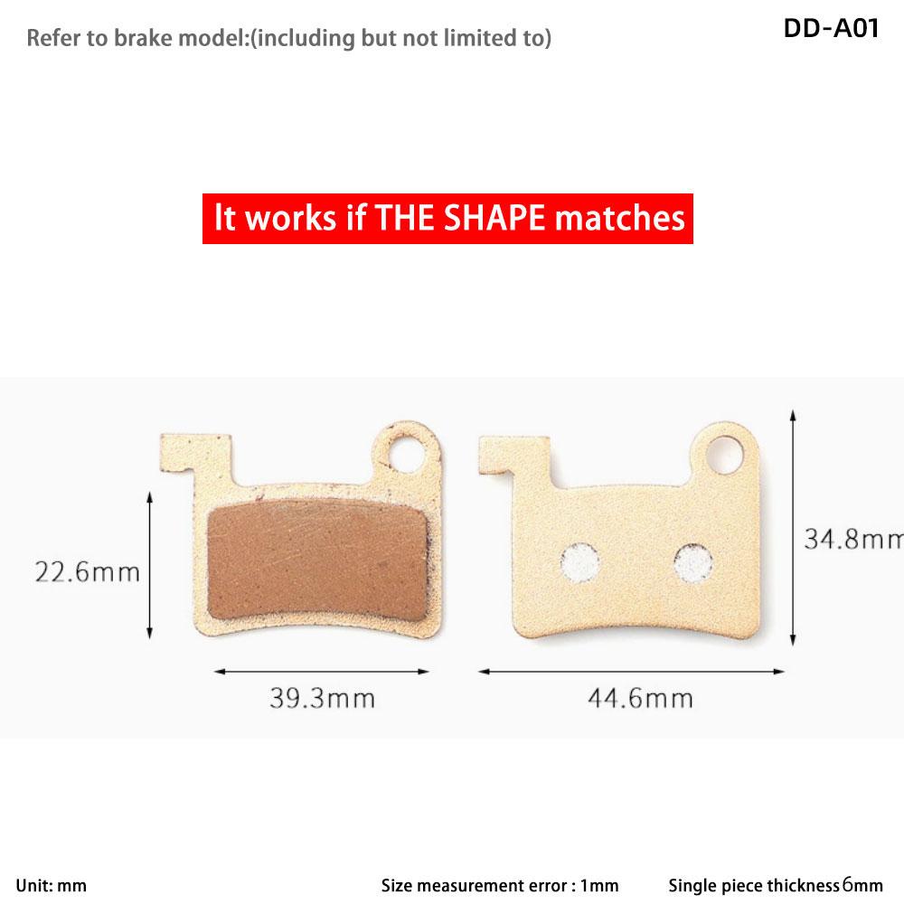 10 Pairs (20 Pieces) Copper Base Bike Brake Pads for Shimano SRAM Avid Hayes Magura Bicycle Accessories