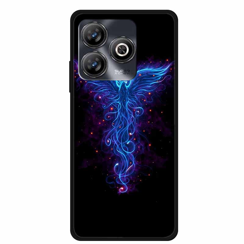 Phone Case For ZTE Blade A75 4G Back Cover Case Shockproof Black Silicone Soft Funda For ZTE Blade A75 4G Case A 75 6.6" Coque