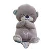 Musical Otter Plush Toy with Lullaby Soothing Sound Light Washable Breathing