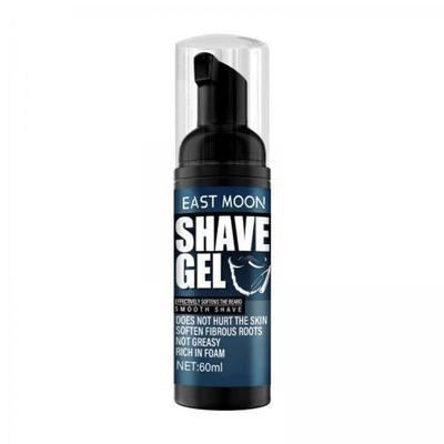 Крем для бритья Гель для бритья 5x Soft and Soft Beard Thick and Comfortable Men's Barbershop, 13,2x3,6 см, черный, пластик, 60 мл